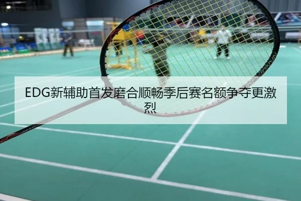 EDG新辅助首发磨合顺畅季后赛名额争夺更激烈