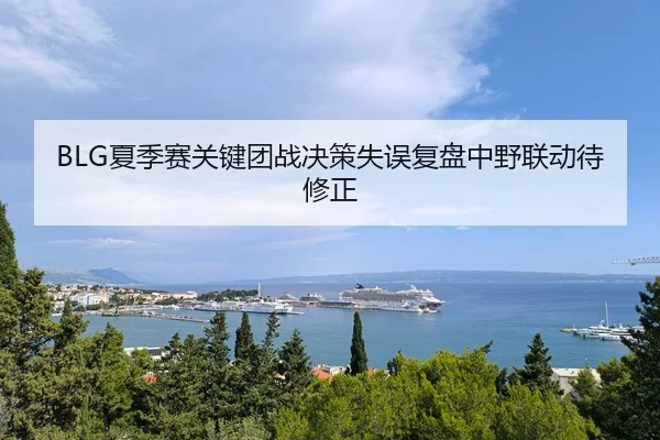 BLG夏季赛关键团战决策失误复盘中野联动待修正